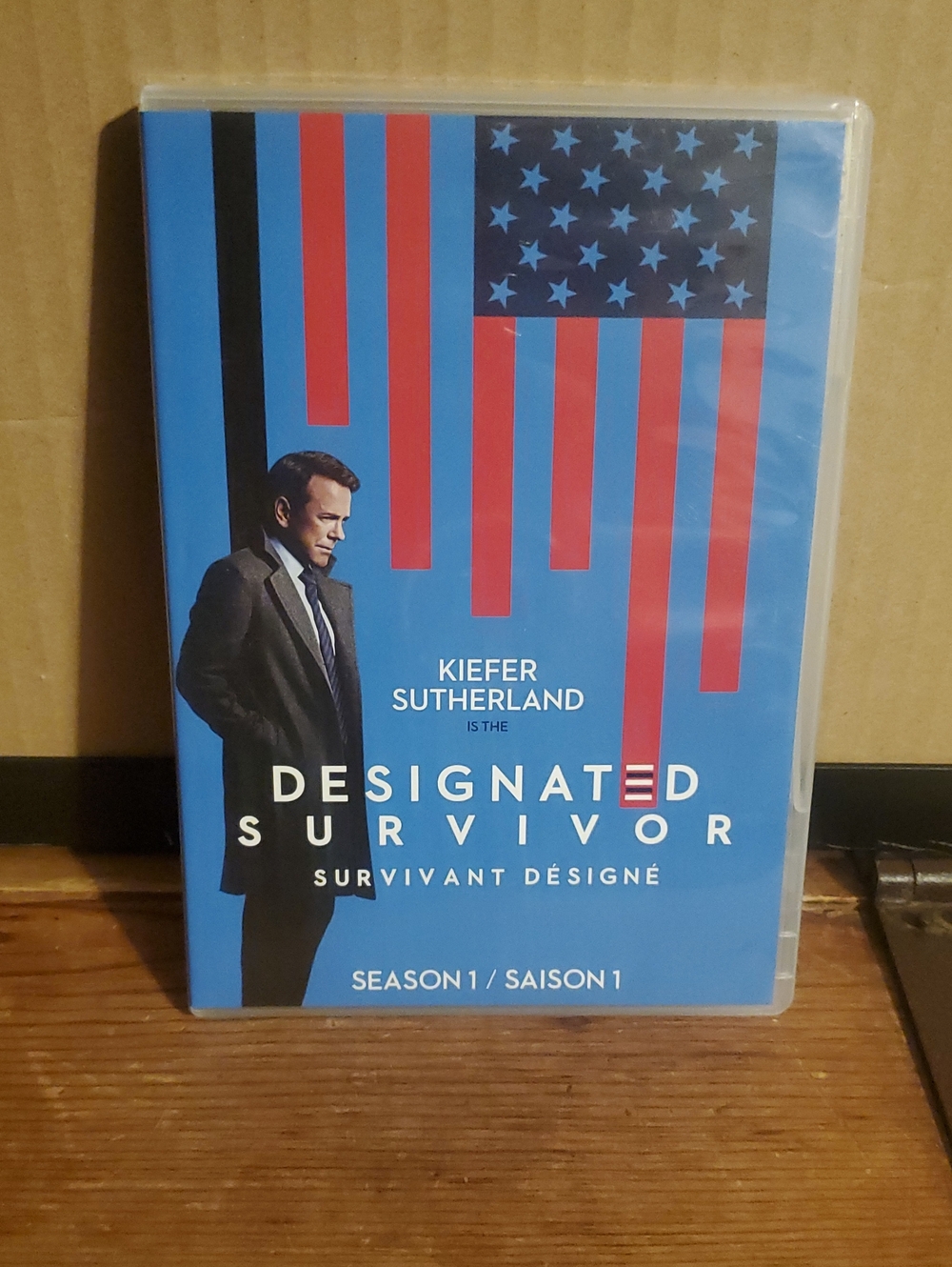 Designated Survivor Season 1 DVD - Blue Cover